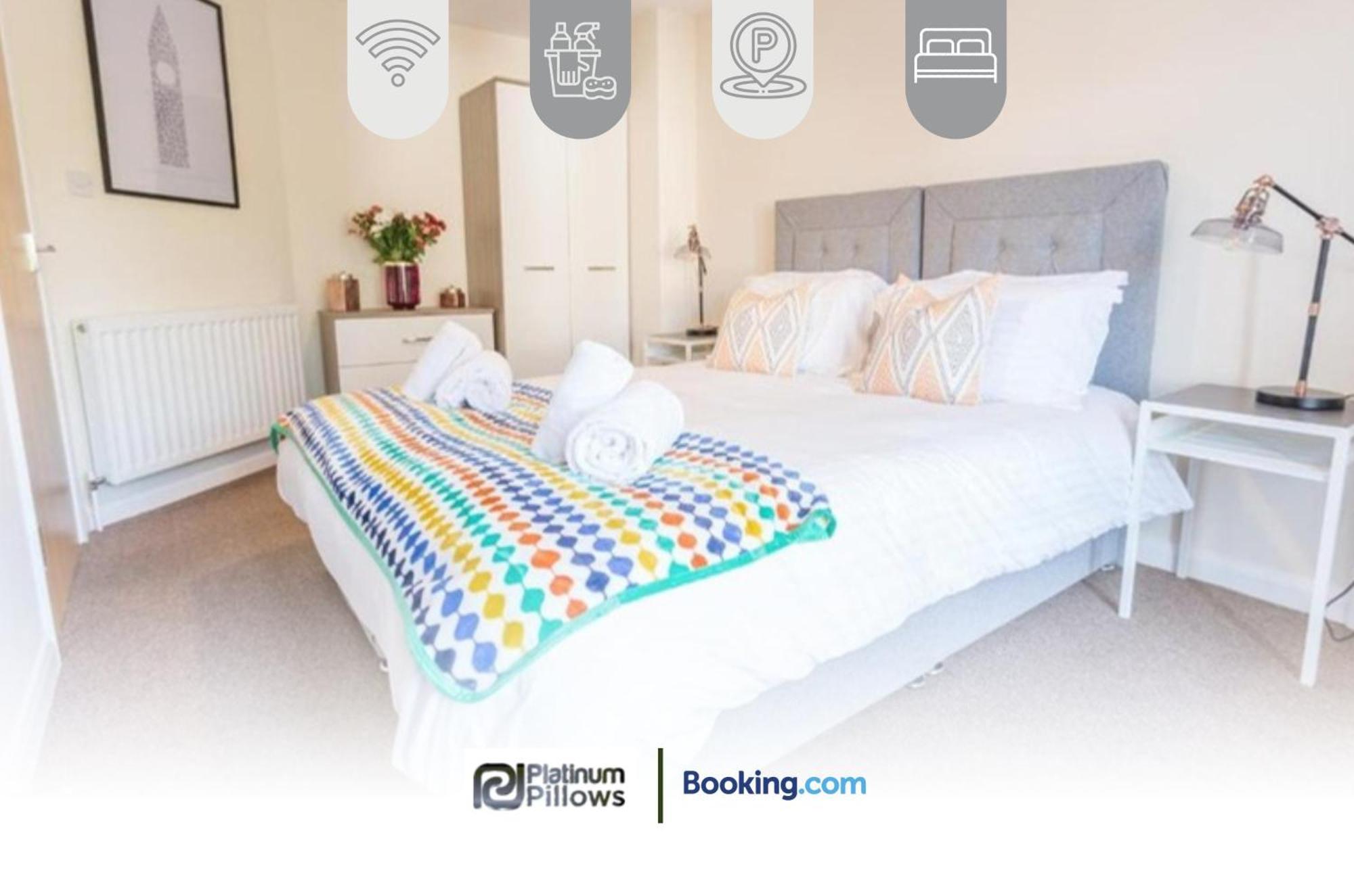 Modern Oxford 2 Bedroom Apartments, Families & Contractor Accommodation, Near John Radcliffe Hospital Buitenkant foto
