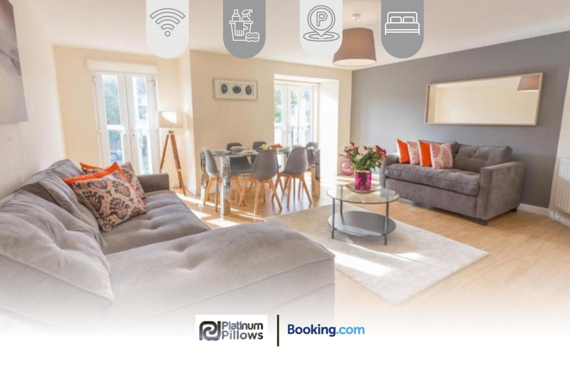 Modern Oxford 2 Bedroom Apartments, Families & Contractor Accommodation, Near John Radcliffe Hospital Buitenkant foto
